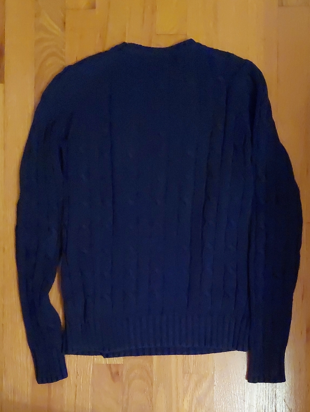 Bundle Ralph Lauren Vineyard Vines Lands End Eddie Bauer Cotton Cable Sweaters - Picture 6 of 16